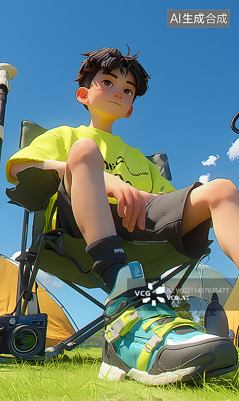 【AI数字艺术】毕业季青春旅游3D海报背景图片素材