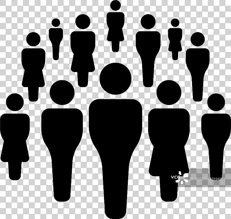 男女人群图标图片素材