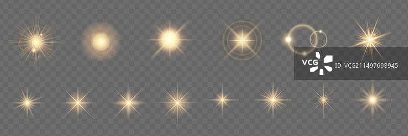 白色光效集合图片素材