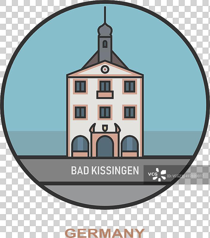 德国城镇巴特基辛根图片素材