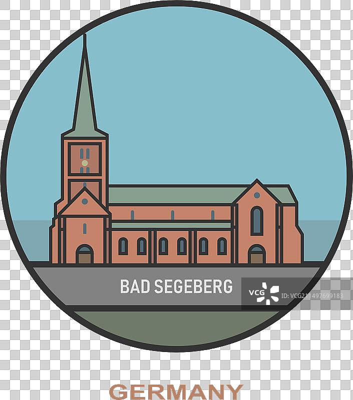德国城镇巴特塞格贝格图片素材