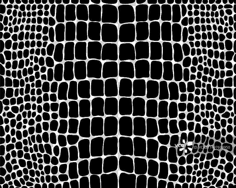 鳄鱼皮纹理无缝图案图片素材