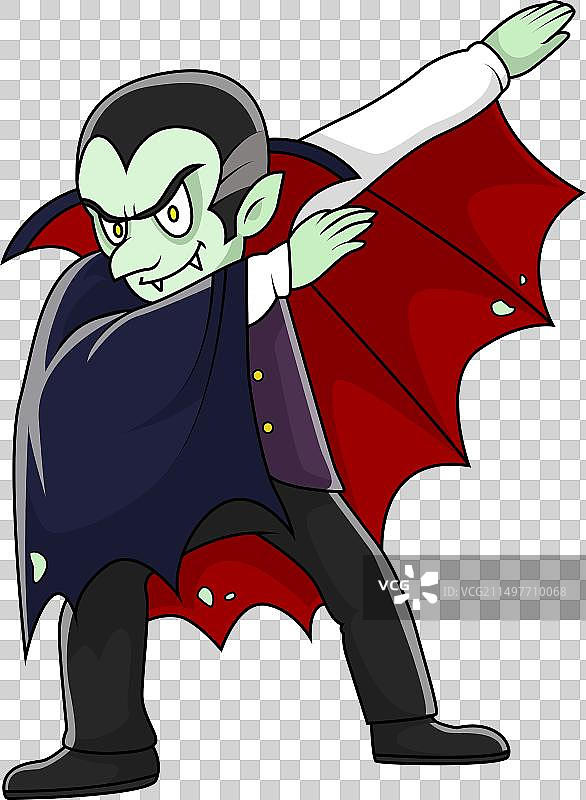 吸血鬼角色卡通剪贴画图片素材