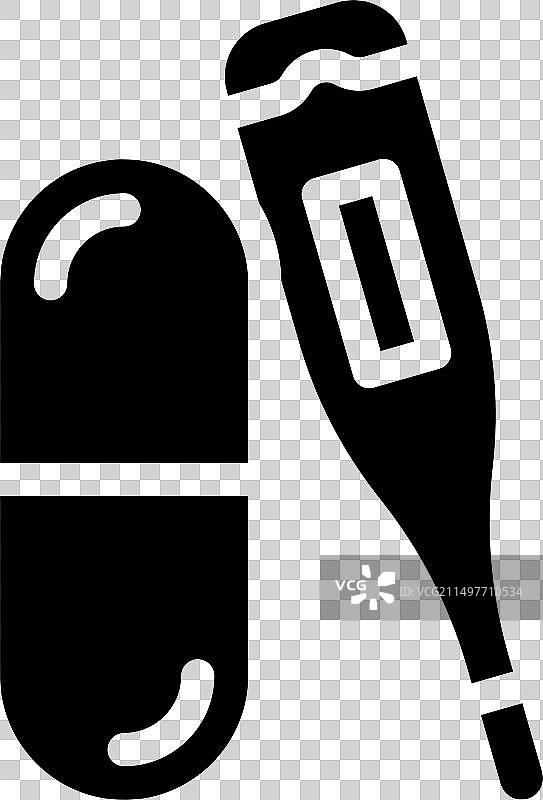 退烧药药房标志图标图片素材