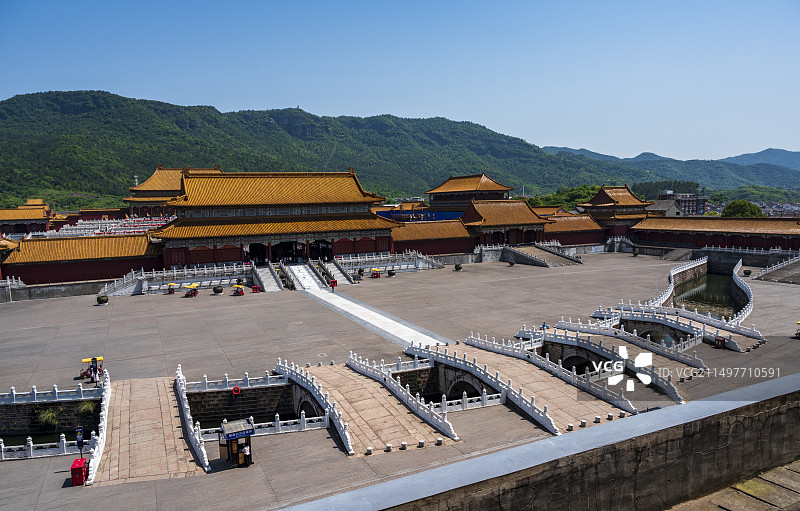 横店影视城---明清宫苑图片素材