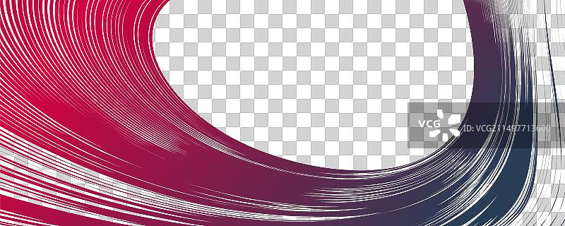 扭曲变形的线条抽象背景图片素材