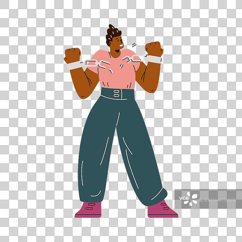 打破枷锁，获得自由图片素材