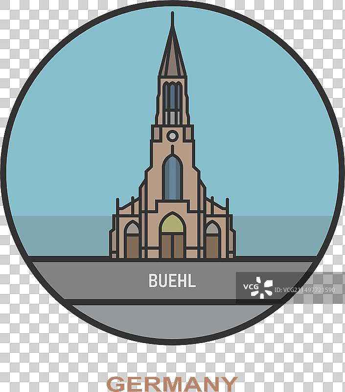 德国比尔城镇风光图片素材