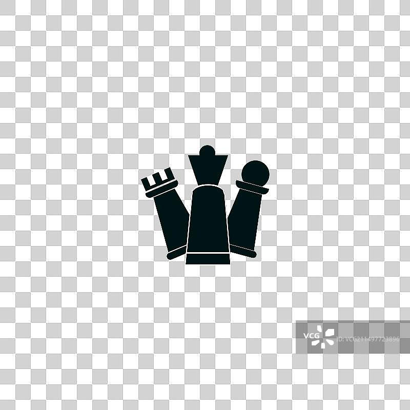国际象棋棋子图标图片素材