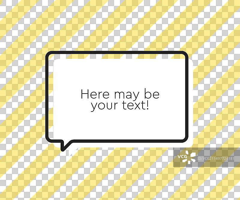 空白文本引言框消息框图片素材