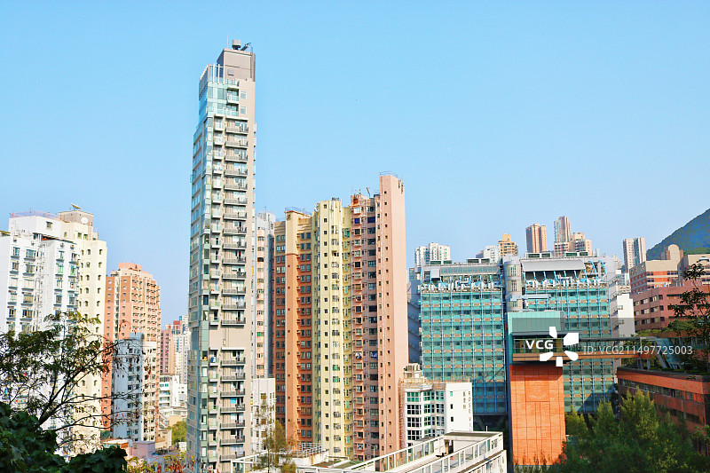 香港的城市风光图片素材