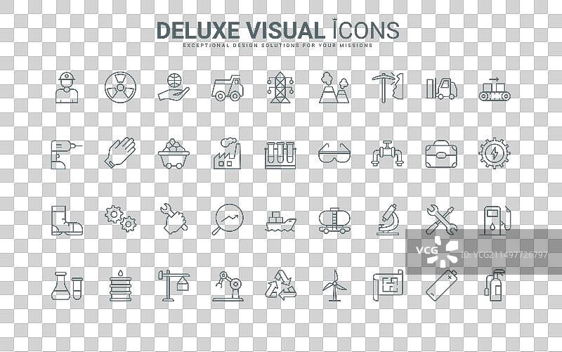 工业劳动节细红黑线条图片素材