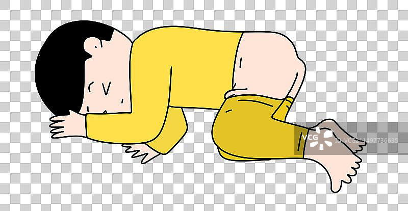 痔疮，肛门，指检，肛肠科，内科，描边风格简笔画设计元素图片素材