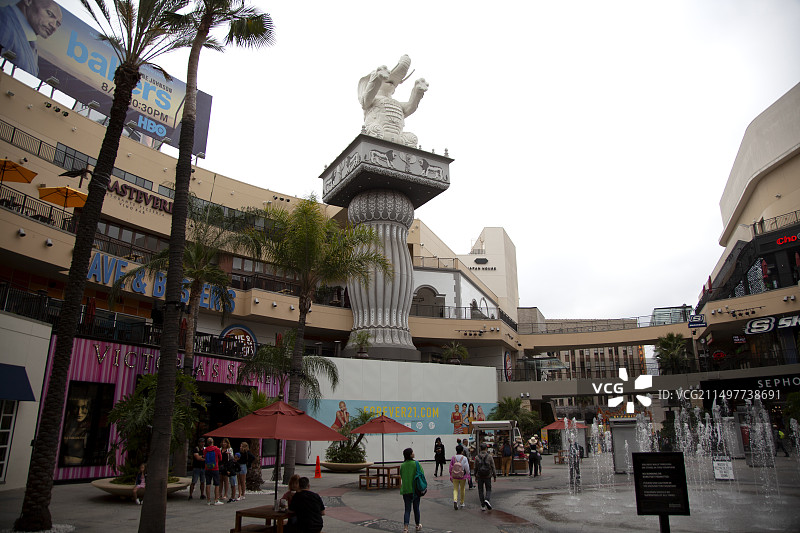 洛杉矶好莱坞星光大道，杜比剧场图片素材