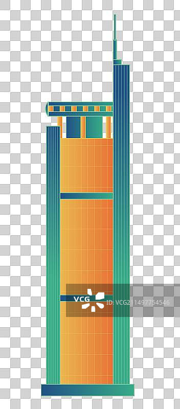 南宁地王大厦中国风城市复古打卡地标旅游建筑图片素材