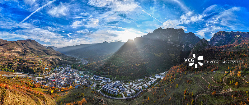定西漳县遮阳山图片素材
