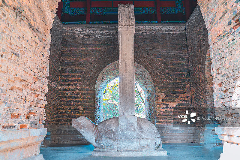 南京四方城碑刻图片素材