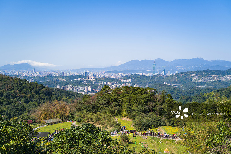台北猫空山图片素材