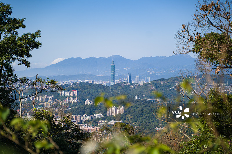 台北猫空山图片素材