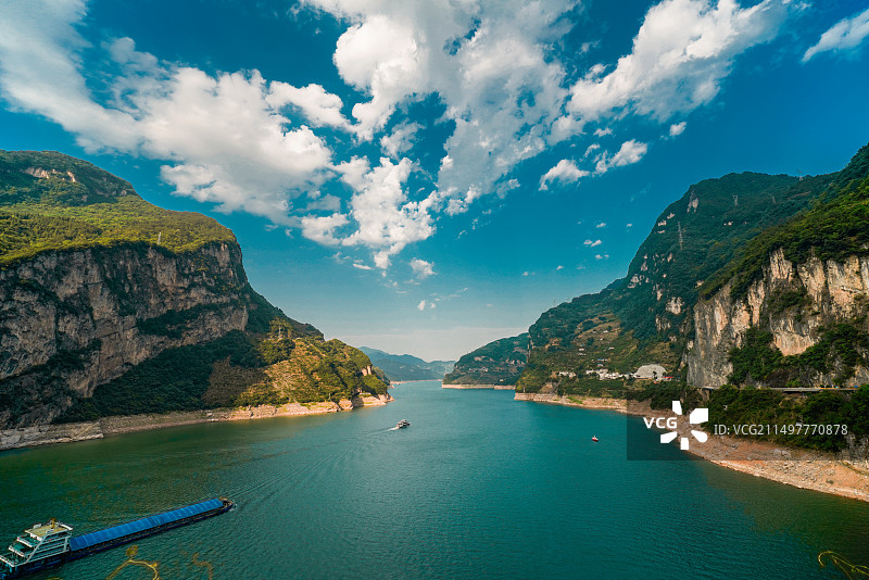 宜昌秭归三峡鹰嘴岩图片素材