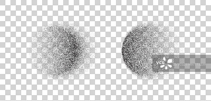 渐变圆形颗粒噪点纹理图片素材