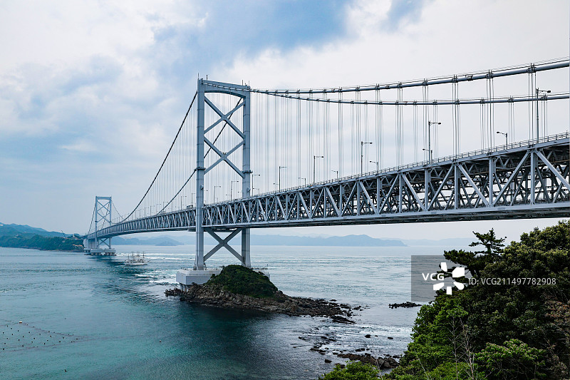 日本四国的鸣門海峡图片素材