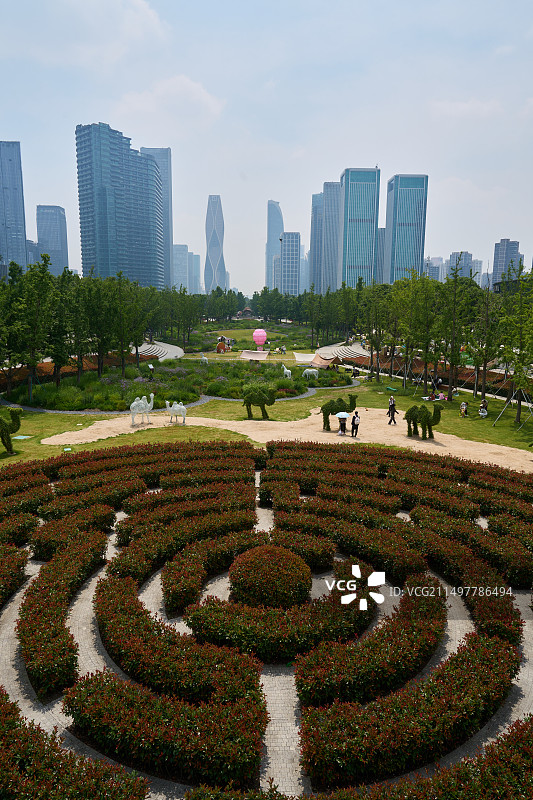 杭州世纪城花园图片素材