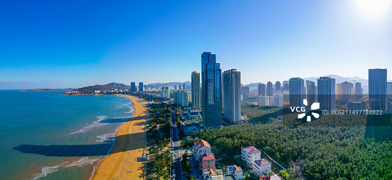威海城市风光图片素材