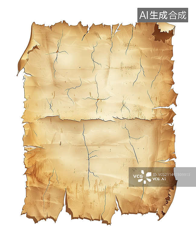 【AI数字艺术】正上方白色背景下的干树叶照片图片素材