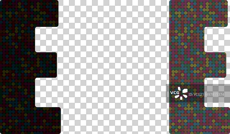 彩色圆点组成的闪光气泡字母E图片素材