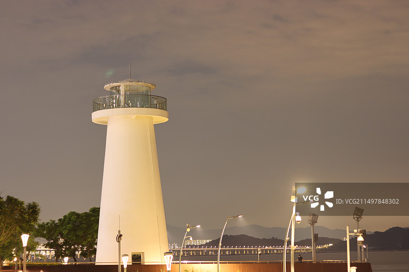 深圳蛇口海边灯塔图片素材