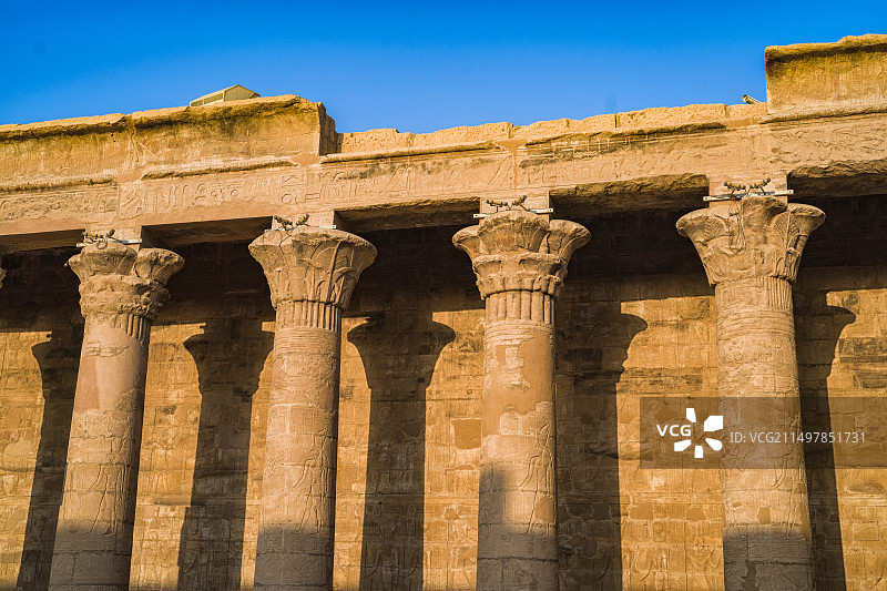 埃及尼罗河埃德富神庙图片素材