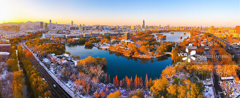 济南大明湖图片素材