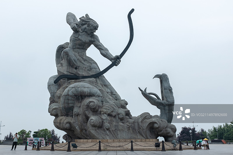 岳阳巴陵广场雕塑图片素材