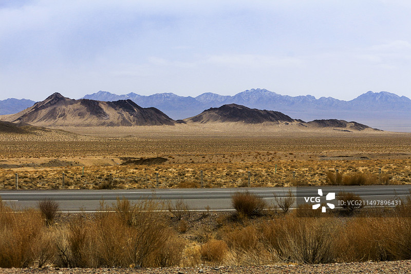 青海海西隔壁黑山图片素材