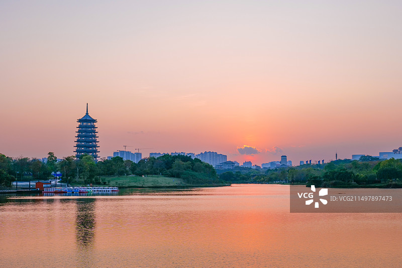 南宁五象湖公园图片素材