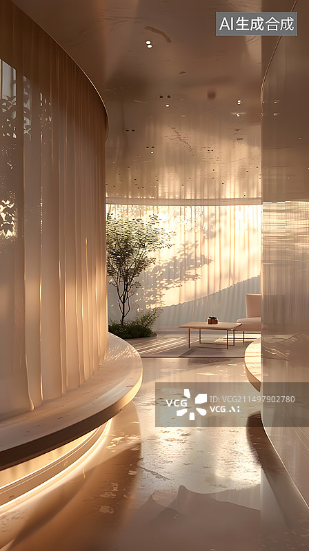 【AI数字艺术】森系酒店民宿图片素材