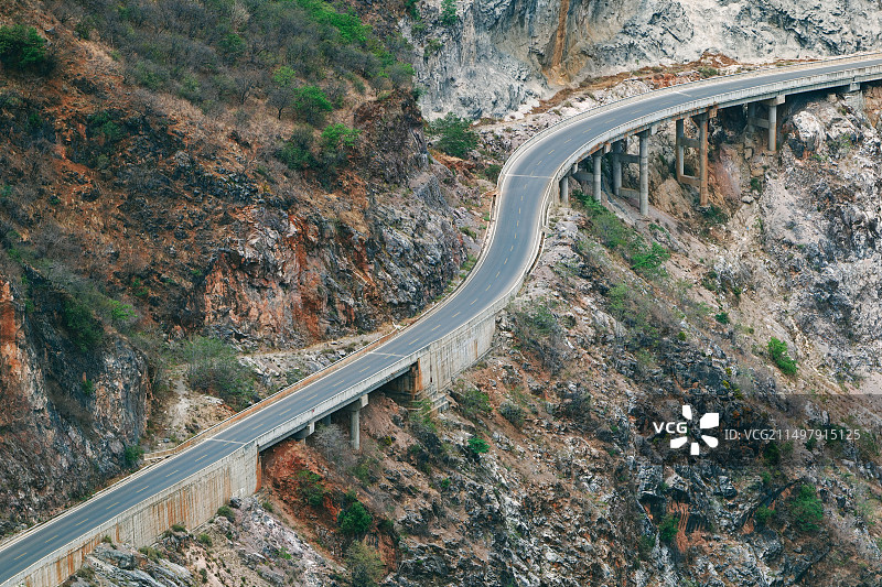 丽宁十八弯 丽宁公路图片素材