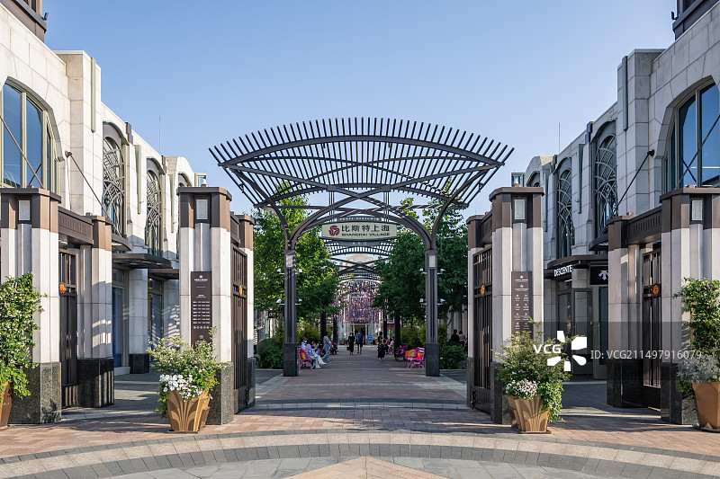 上海比斯特购物村图片素材