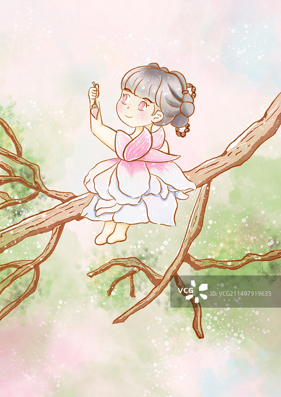 24节气 插画 插画 海报素材图片素材