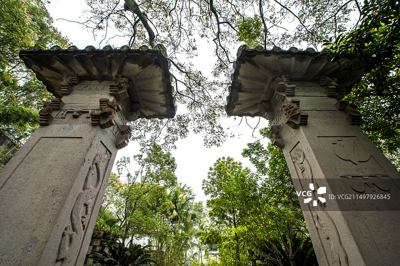 重庆忠县白公祠文博景区图片素材