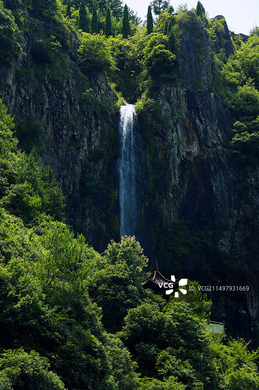 金华磐安县舞龙峡景区图片素材