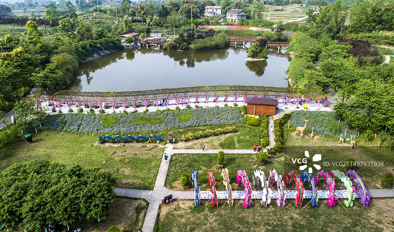 重庆垫江牡丹樱花世界景区图片素材