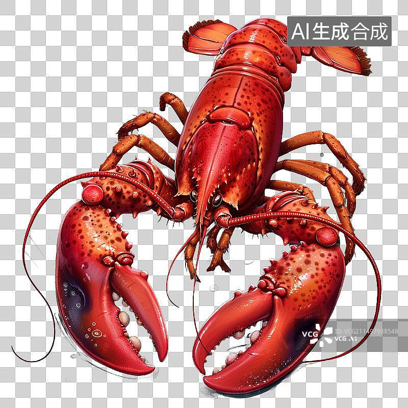 【AI数字艺术】小龙虾图片素材