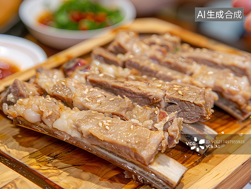 【AI数字艺术】民族美食手抓羊肉图片素材