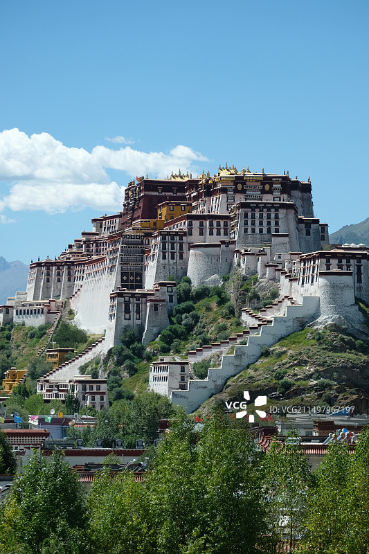 拉萨布宫白宫图片素材