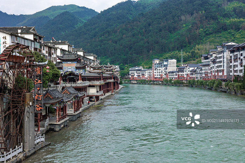 广西资源县城-秀美小城图片素材