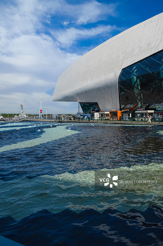 天津滨海图书馆图片素材