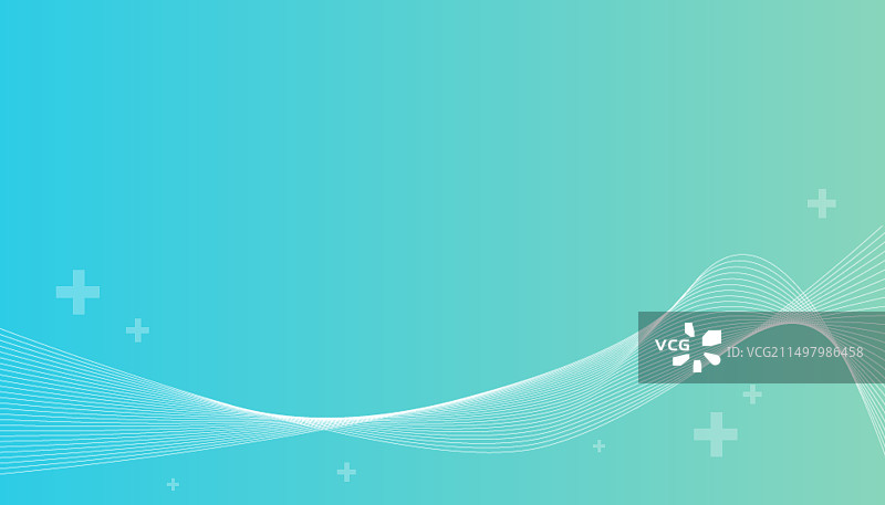 中国医师节背景，医生医疗健康卡通简约科技边框插画背景图片素材