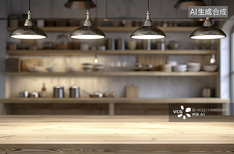 【AI数字艺术】书房里的灯光图片素材